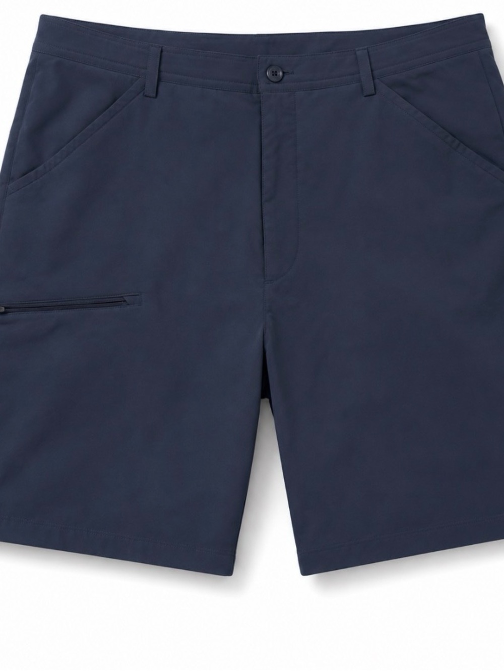 Men's Flat Front Shorts in Navy - Versatile Everyday Wear